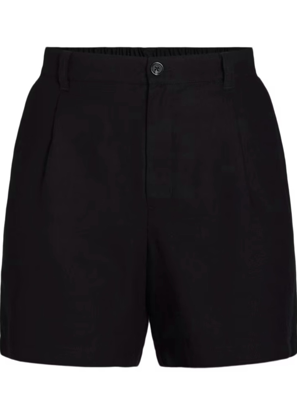 Time and Tru Black High-Waist Tailored Women’s Linen Shorts size XL